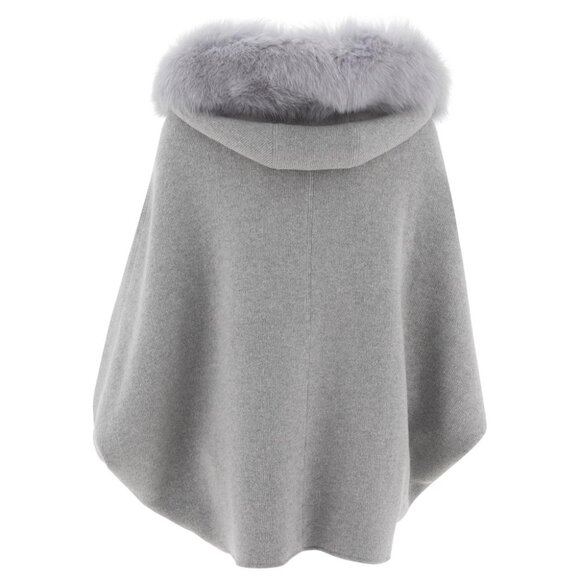 Giovi Wool And Cashmere Poncho tag size S Women - Picture 2 of 4